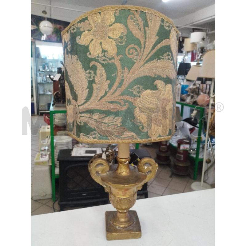 LAMPADA IN STILE ORO VENT/VERDE/ORO DA RESTAUR | Mercatino dell'Usato Roma zona marconi 1