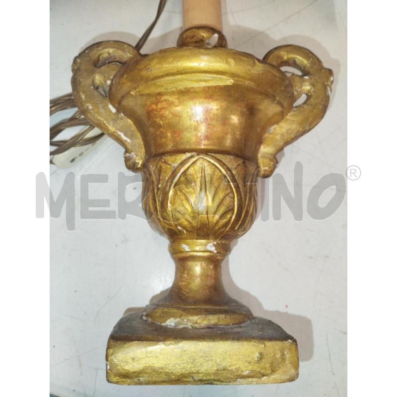 LAMPADA IN STILE ORO VENT/VERDE/ORO DA RESTAUR | Mercatino dell'Usato Roma zona marconi 2