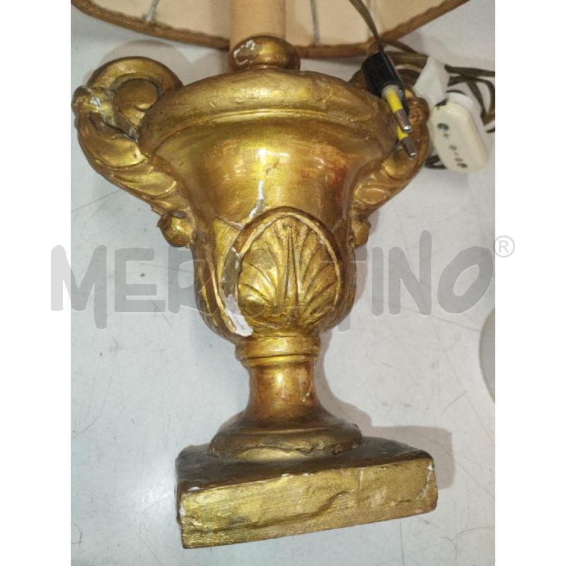LAMPADA IN STILE ORO VENT/VERDE/ORO DA RESTAUR | Mercatino dell'Usato Roma zona marconi 4