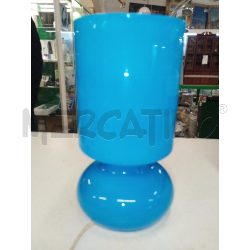 LAMPADA VETRO CELESTE IKEA LYKTA | Mercatino dell'Usato Roma zona marconi 1