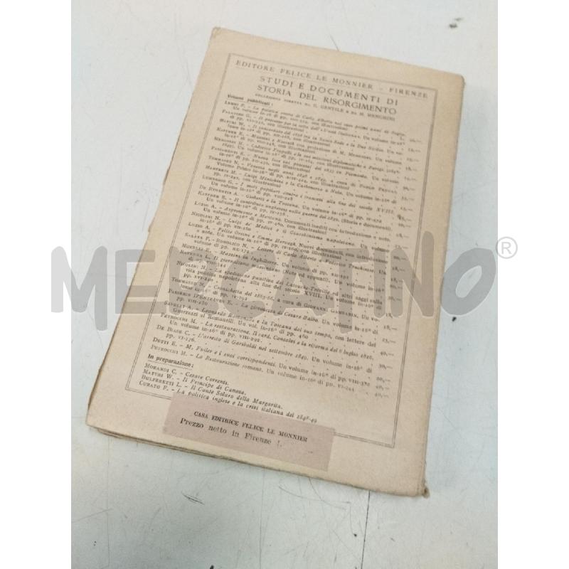 LA RESTAURAZIONE ROMANA 1815-1823 EDIZ1943 | Mercatino dell'Usato Roma zona marconi 2