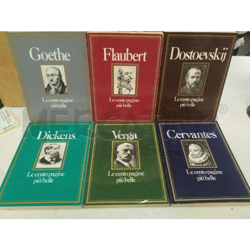 LIBRETTI LE CENTO PAGINE PIÙ BELLE 6 AUTORI | Mercatino dell'Usato Roma zona marconi 1