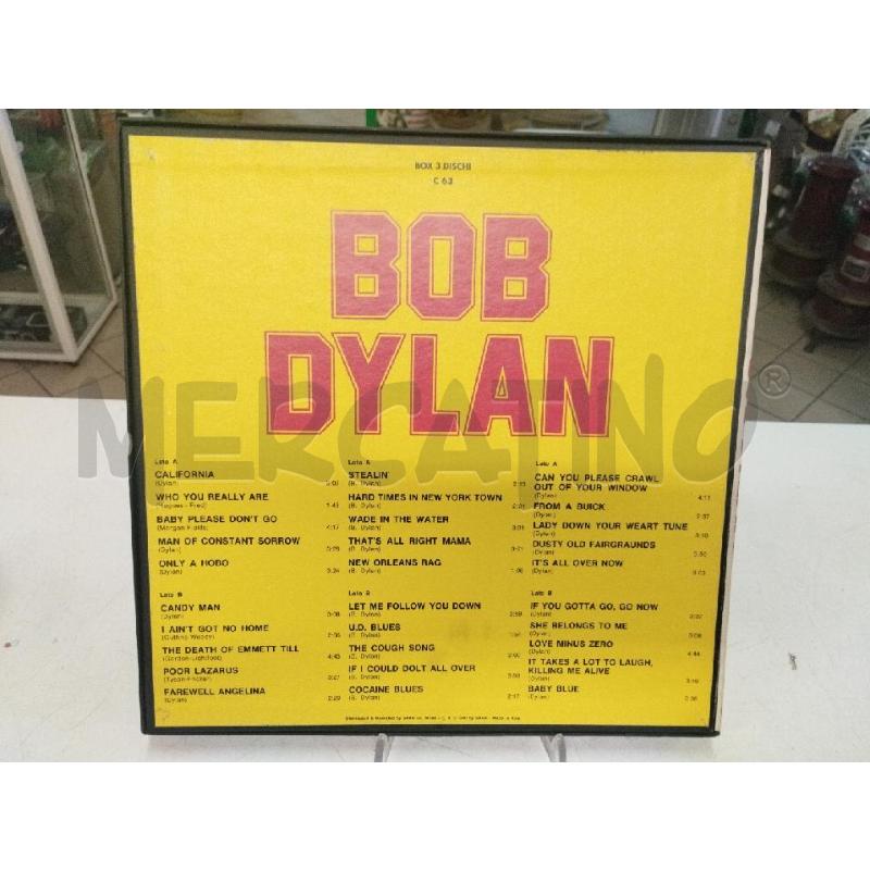 LP BOX 3 DISCHI BOB DYLAN C63 | Mercatino dell'Usato Roma zona marconi 2