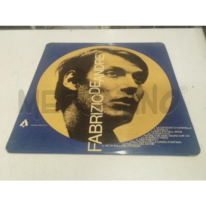LP FABRIZIO DE ANDRE' VOL 3 | Mercatino dell'Usato Roma zona marconi 1