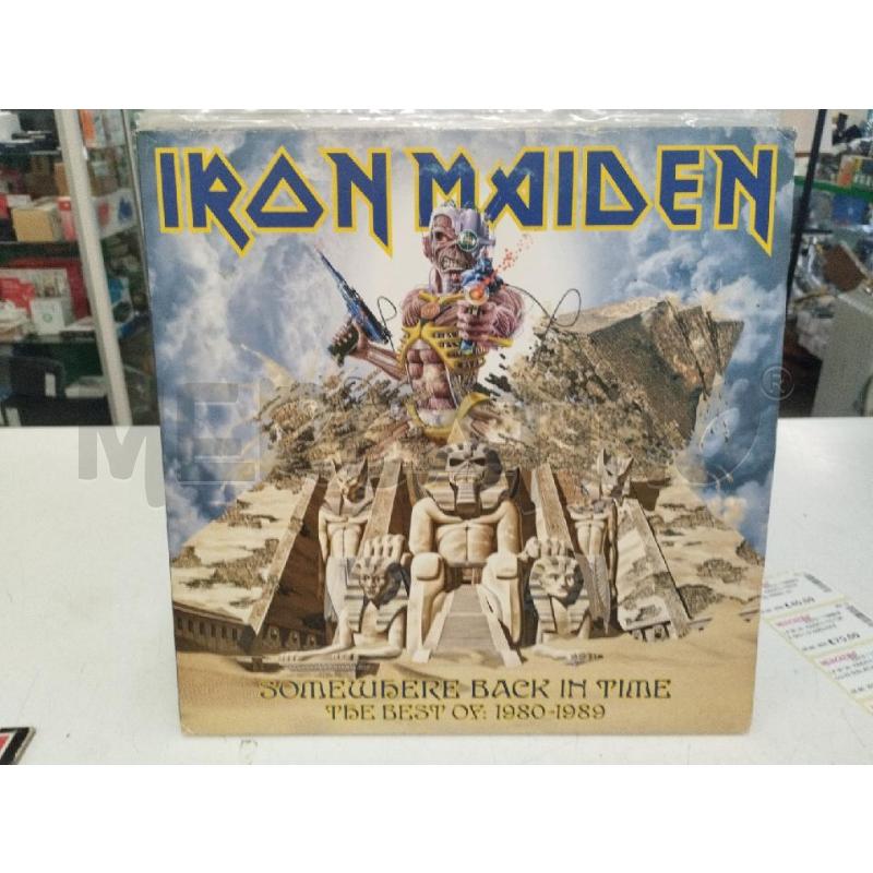 LP IRON MAIDEN PICTURE DISC SOMEWERE BACK IN TIME | Mercatino dell'Usato Roma zona marconi 1