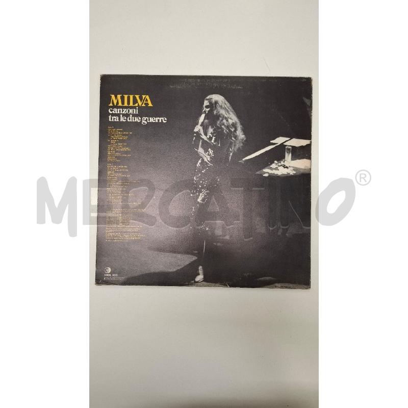 LP MILVA CANZONI TRA LE DUE GUERRE | Mercatino dell'Usato Roma zona marconi 2