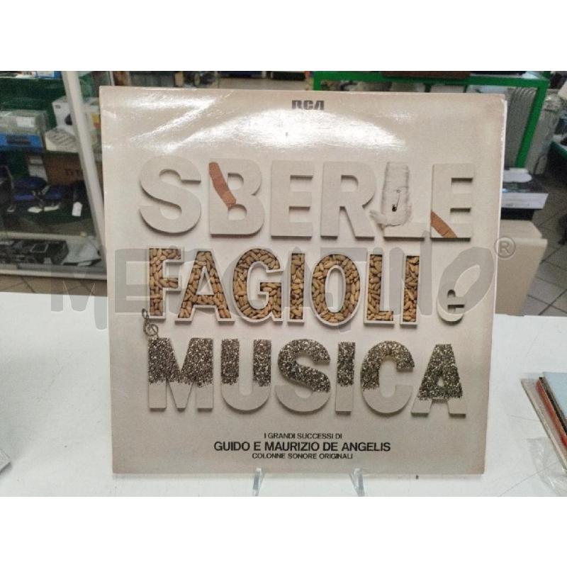 LP SBERLE FAGIOLI E MUSICA G.M.DE ANGELIS | Mercatino dell'Usato Roma zona marconi 1