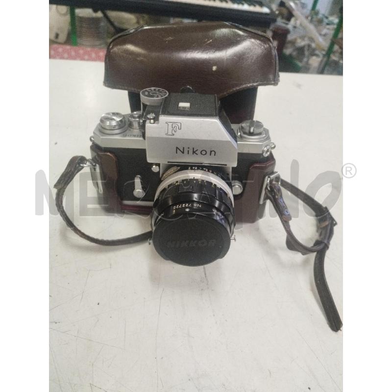 MACCHINA FOTOGR VINTAGE NIKON F CON FODERO | Mercatino dell'Usato Roma zona marconi 1
