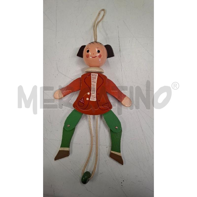 MARIONETTA LEGNO SEVI CON CORDA SNODATA | Mercatino dell'Usato Roma zona marconi 1