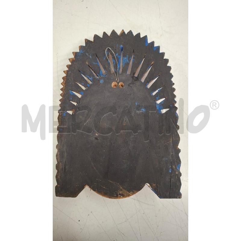 MASCHERA LEGNO DEA BALINESE MIS 21 X 14 | Mercatino dell'Usato Roma zona marconi 2