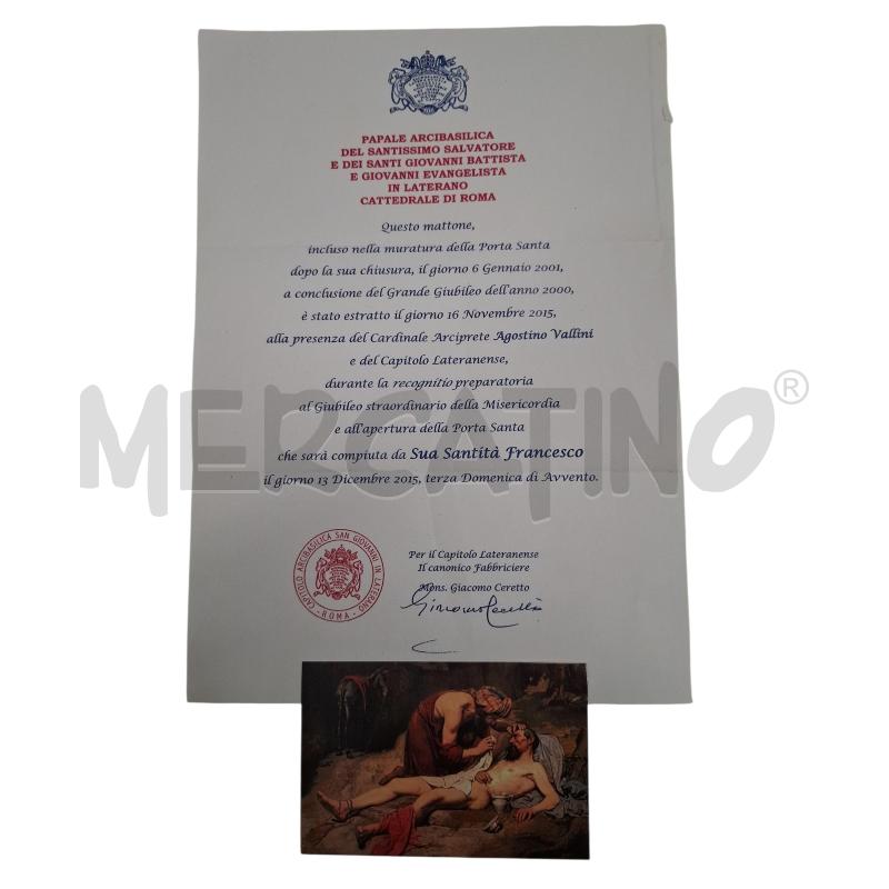 MATTONE PORTA SANTA GIUBILEO ANNO 2000 ( SENZA SCATOLA CONDIZIONI COME DA FOTO ) | Mercatino dell'Usato Roma zona marconi 4