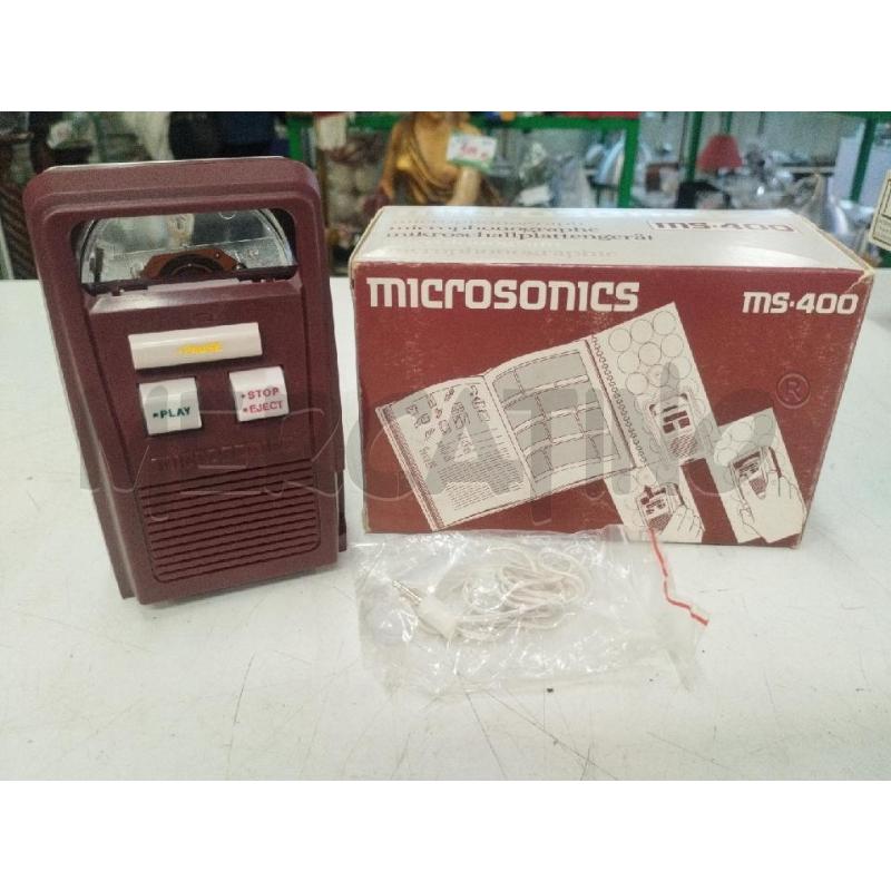 MICROFONÒGRAFO MICROSONICS MS400 | Mercatino dell'Usato Roma zona marconi 1