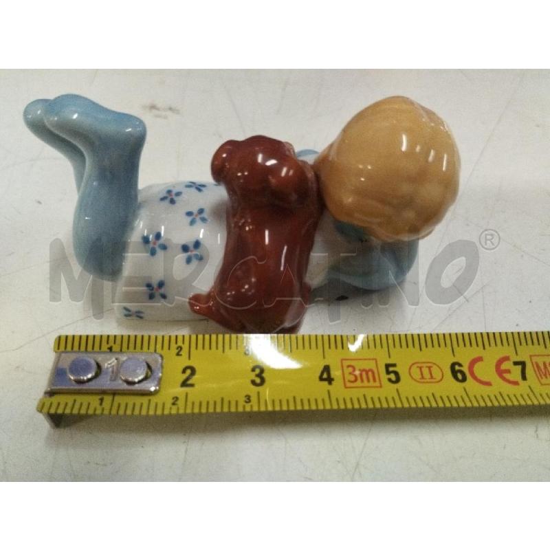 MINIATURA STATUINA BIMBA CON CANE ROYAL COPENHAGEN | Mercatino dell'Usato Roma zona marconi 4