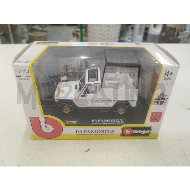 MODELLINO AUTO BURAGO PAPA MOBILE | Mercatino dell'Usato Roma zona marconi 1
