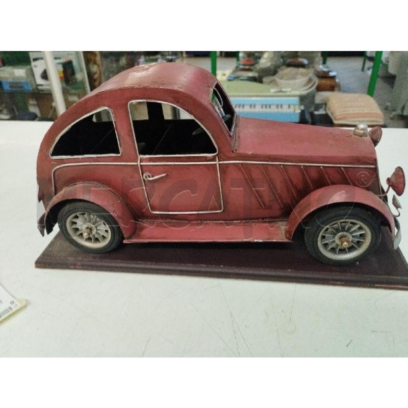 MODELLINO AUTO D'EPOCA ROSSA METALLO | Mercatino dell'Usato Roma zona marconi 4