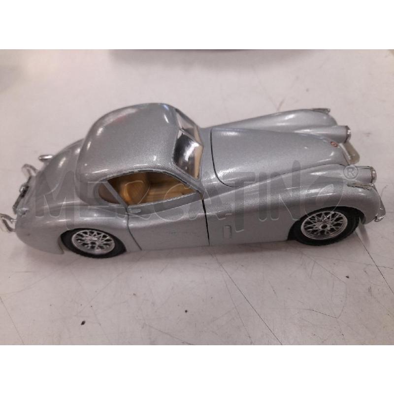 MODELLINO AUTO JAGUAR XK 120 BURAGO GRIGIA | Mercatino dell'Usato Roma zona marconi 3