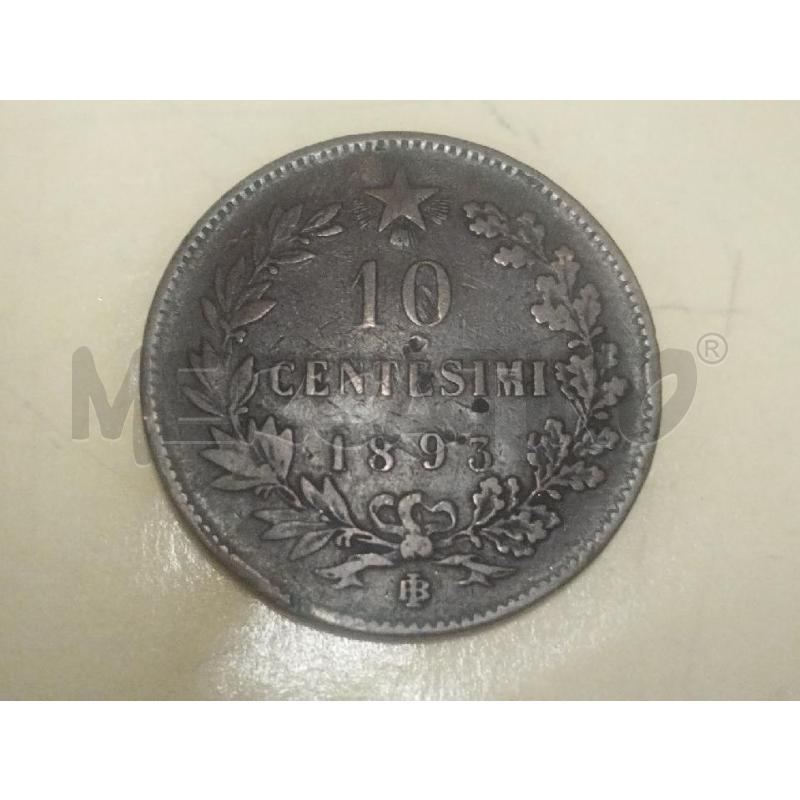 MONETA 10 CENTESIMI UMBERTO 1 | Mercatino dell'Usato Roma zona marconi 1