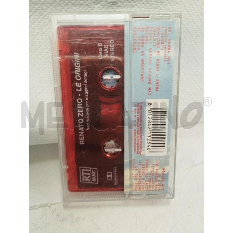 MUSICASSETTA RENATO ZERO LE ORIGINI | Mercatino dell'Usato Roma zona marconi 2