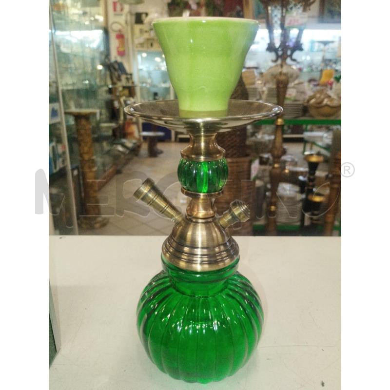NARGHILE' VERDE CON BAULETTO | Mercatino dell'Usato Roma zona marconi 2