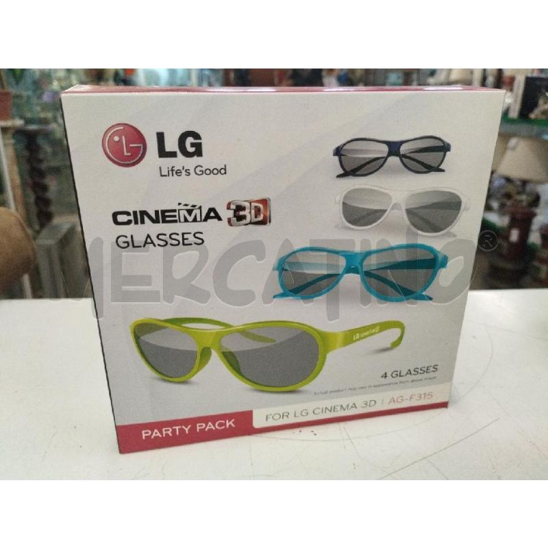 OCCHIALI CINEMA 3D LG  | Mercatino dell'Usato Roma zona marconi 1