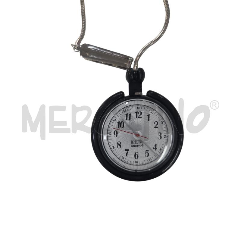 OROLOGIO DA TASCHINO SWATCH BLACK OUT | Mercatino dell'Usato Roma zona marconi 2