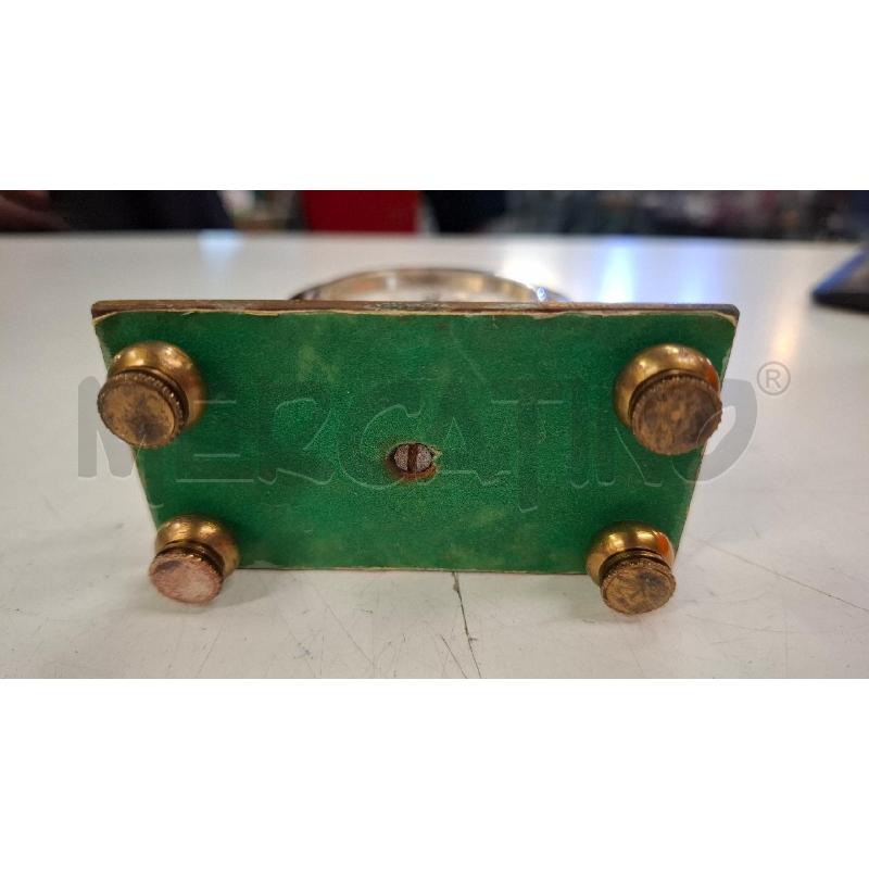 OROLOGIO DA TAVOLO 11 JEWELS METALLO OTTONE NON FUNZIONANTE DA RIVEDERE | Mercatino dell'Usato Roma zona marconi 4