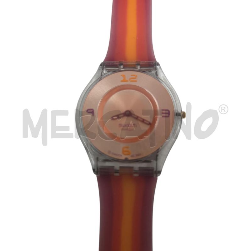 OROLOGIO SWATCH ARANCIONE FUCSIA | Mercatino dell'Usato Roma zona marconi 4