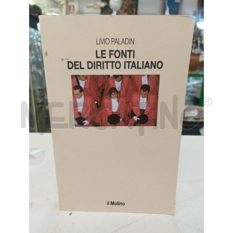 PALADINI LE FONTI DEL DIRITTO ITALIANO | Mercatino dell'Usato Roma zona marconi 1
