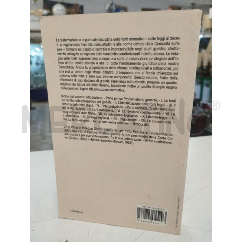 PALADINI LE FONTI DEL DIRITTO ITALIANO | Mercatino dell'Usato Roma zona marconi 2