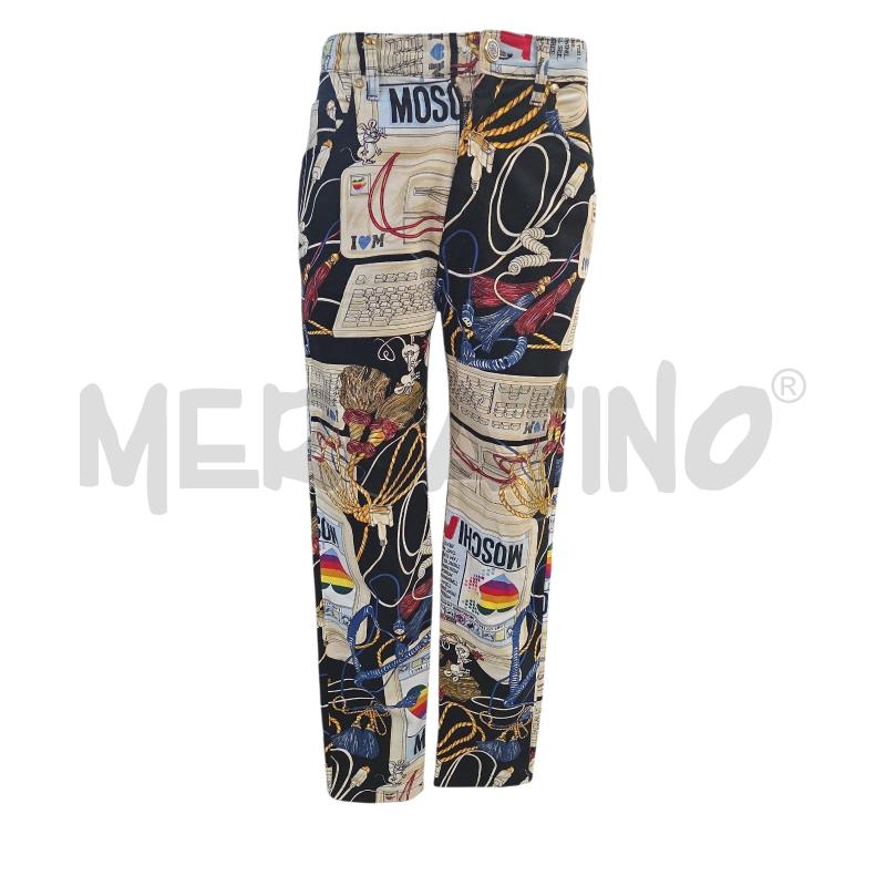 PANTALONE U MOSCHINO MULTICOLOR | Mercatino dell'Usato Roma zona marconi 1