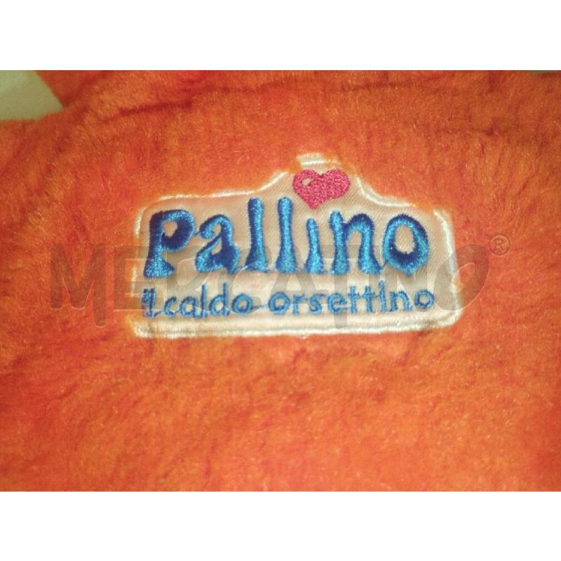 PELUCHE PALLINO IL CALDO ORSETTO ARANCIO CM 55 | Mercatino dell'Usato Roma zona marconi 3