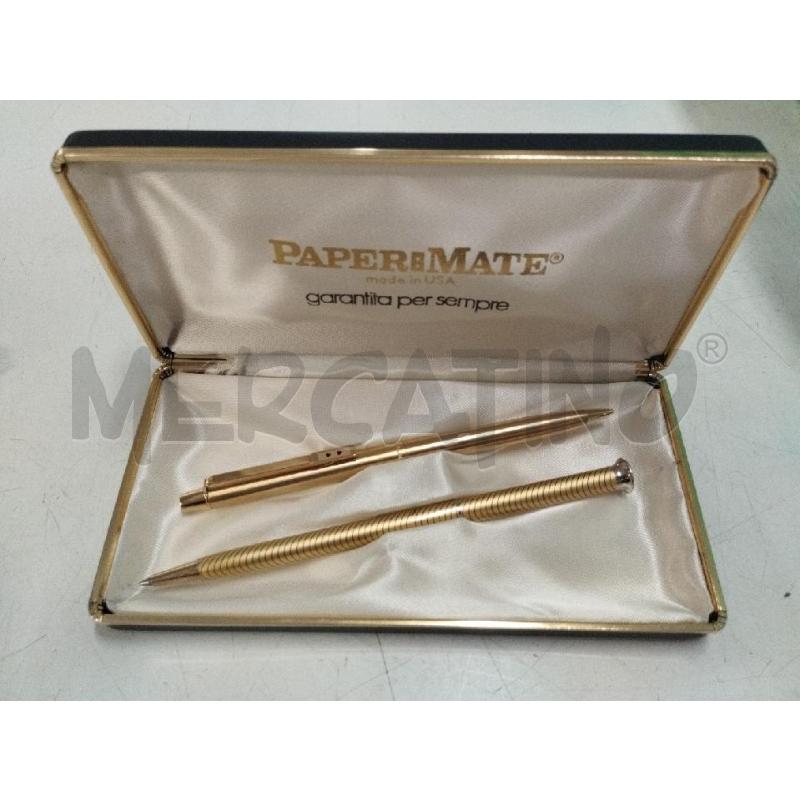 PENNA A SFERA +PORTAMINE AURORA GOLD | Mercatino dell'Usato Roma zona marconi 1