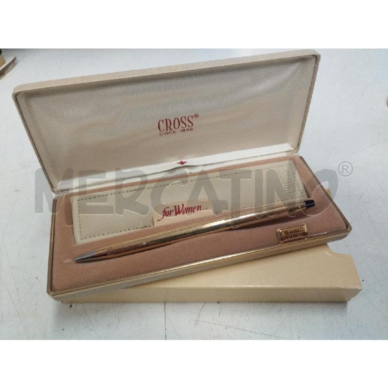 PENNA CROSS 4542 10KT GOLD FILLED | Mercatino dell'Usato Roma zona marconi 1