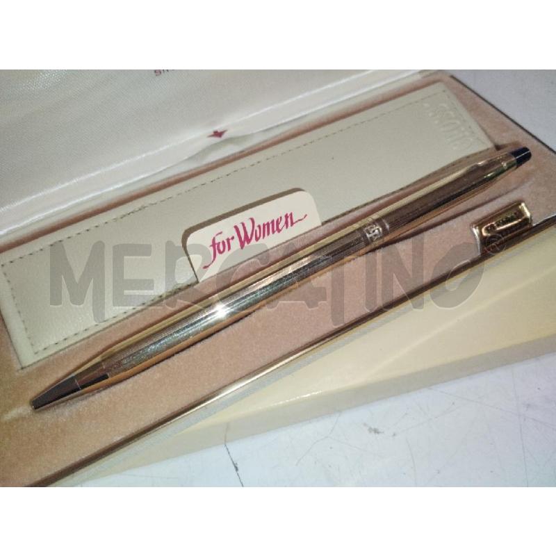 PENNA CROSS 4542 10KT GOLD FILLED | Mercatino dell'Usato Roma zona marconi 2