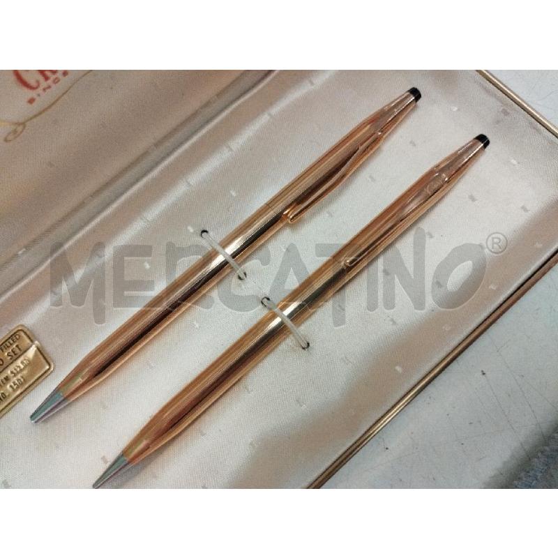 PENNA +PORTAMINE CROSS 14K GOLD FILLED | Mercatino dell'Usato Roma zona marconi 2