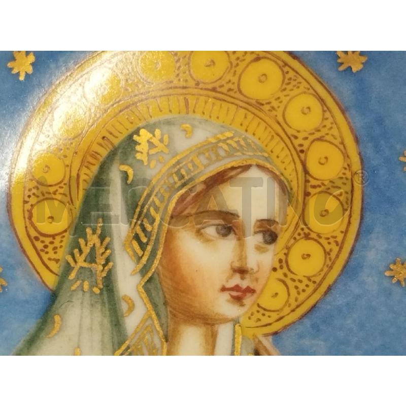 PIATTINO DIPINTO MADONNA DELLA PACE  | Mercatino dell'Usato Roma zona marconi 3