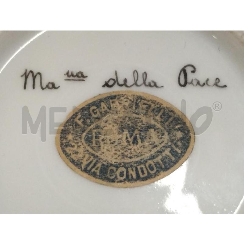 PIATTINO DIPINTO MADONNA DELLA PACE  | Mercatino dell'Usato Roma zona marconi 4