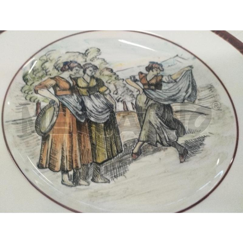 PIATTI DA COLLEZIONE PZ. 3 DIPINTI A MANO | Mercatino dell'Usato Roma zona marconi 4
