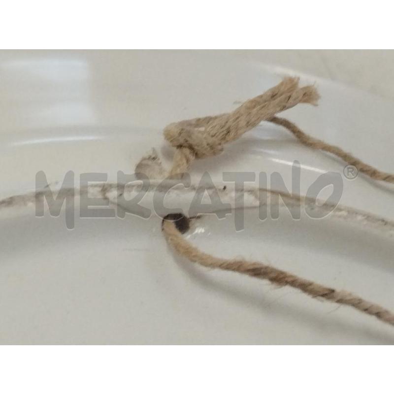 PIATTO CON BROCCA FIORI ROSSI FLAMINIA | Mercatino dell'Usato Roma zona marconi 3