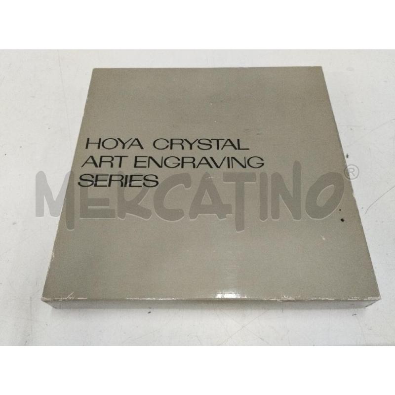PIATTO DECORATIVO HOYA CRISTAL PAPAVERI | Mercatino dell'Usato Roma zona marconi 3