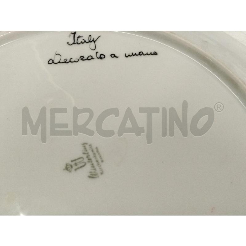 PIATTO DECORATIVO WINTERLING DIPINTO PEPERONI... | Mercatino dell'Usato Roma zona marconi 3