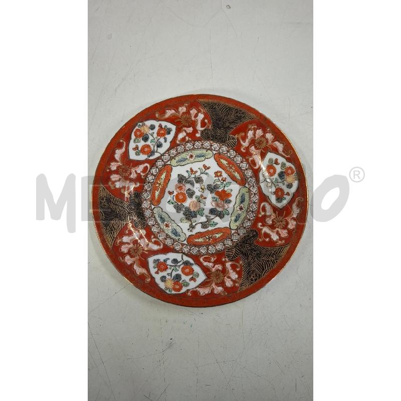 PIATTO PARETE ORIENTALE DIPINTO ORO/ROSSO NERO DIAM 23 | Mercatino dell'Usato Roma zona marconi 1