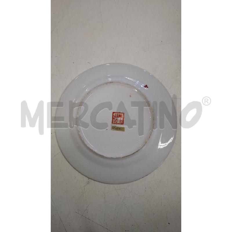 PIATTO PARETE ORIENTALE DIPINTO ROSSO/ORO DIAM 23 | Mercatino dell'Usato Roma zona marconi 3