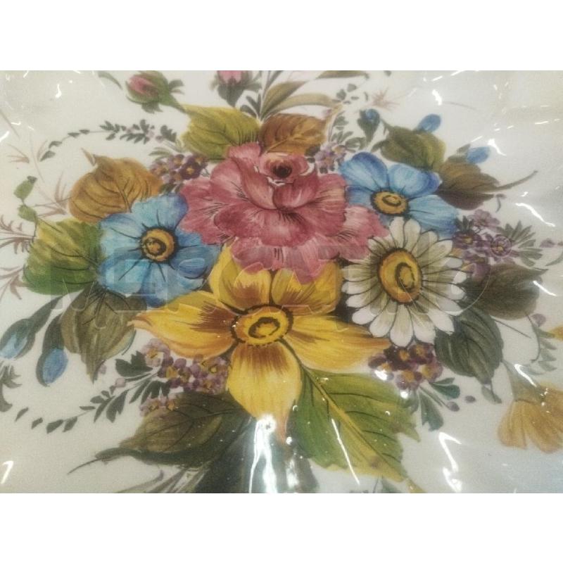 PIATTO TERRACOTTA BASSANO FIORI DIAMETRO CM 32 | Mercatino dell'Usato Roma zona marconi 2