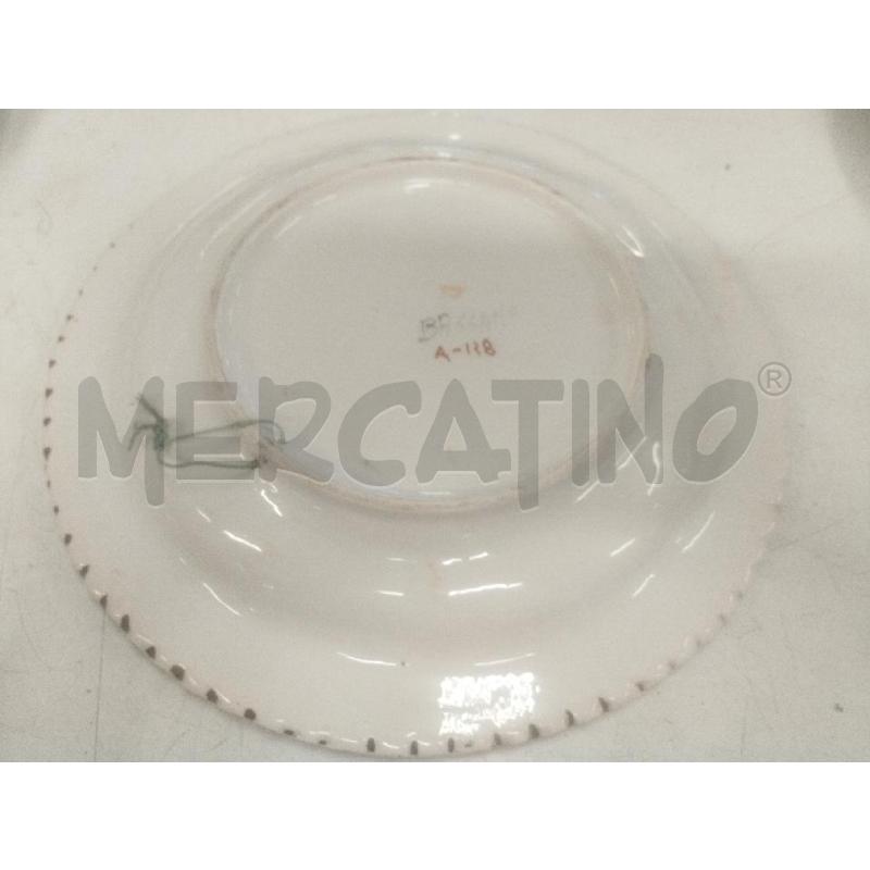 PIATTO TERRACOTTA BASSANO FIORI DIAMETRO CM 32 | Mercatino dell'Usato Roma zona marconi 3