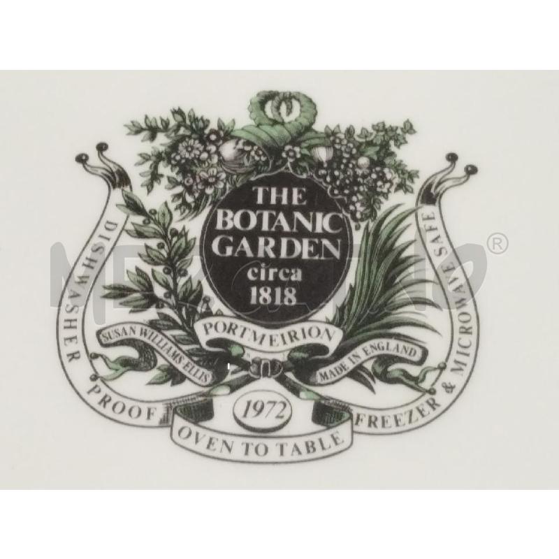 PIATTO THE BOTANIC GARDEN PORTMEIRION  | Mercatino dell'Usato Roma zona marconi 3