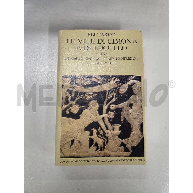 PLUTARCO LE VITE DI CIMONE E DI LUCULLO | Mercatino dell'Usato Roma zona marconi 1