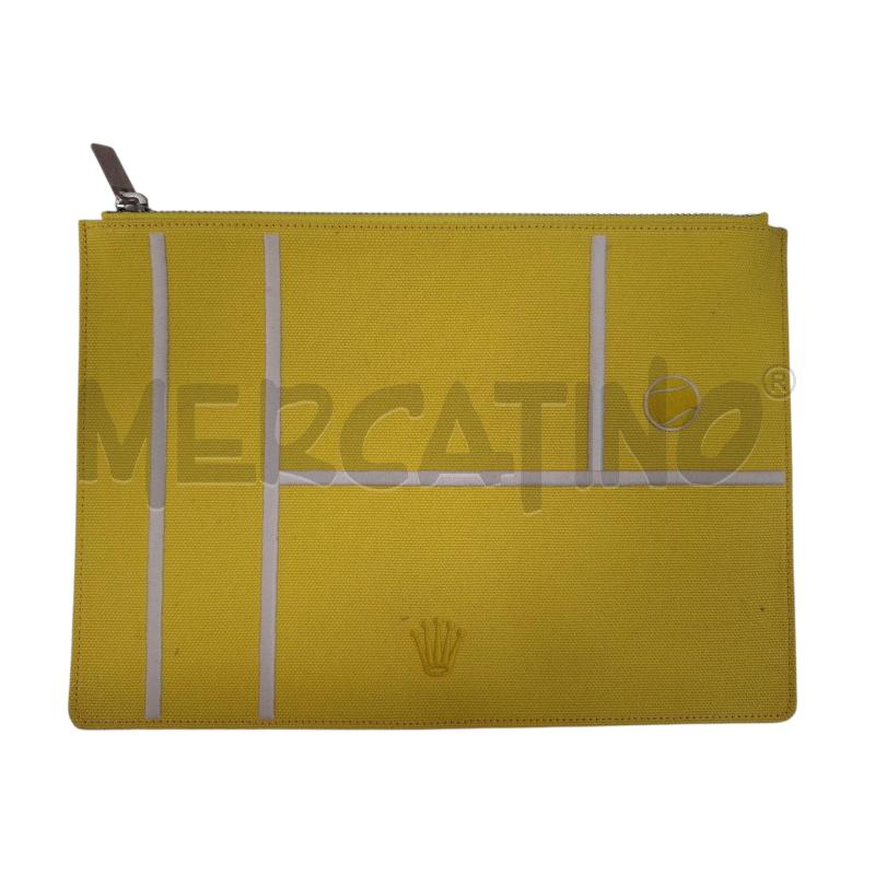 POCHETTE ROLEX GIALLA MIS 27 X 19 | Mercatino dell'Usato Roma zona marconi 1