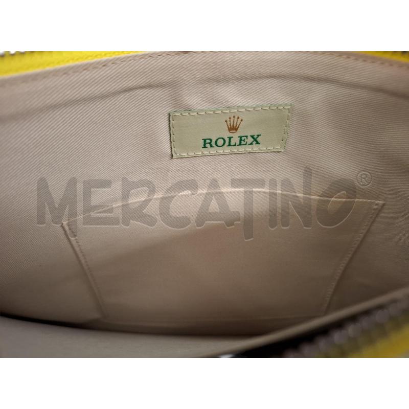 POCHETTE ROLEX GIALLA MIS 27 X 19 | Mercatino dell'Usato Roma zona marconi 3