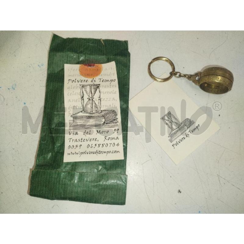 PORTA CHIAVI OROLOGIO SOLARE POLVERE DI TEMPO | Mercatino dell'Usato Roma zona marconi 1